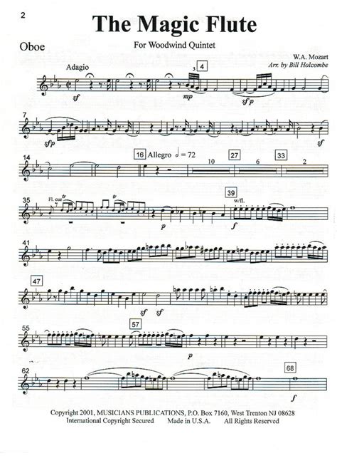 An In-Depth Analysis of Magic Flute Sheet Music on IMSLP